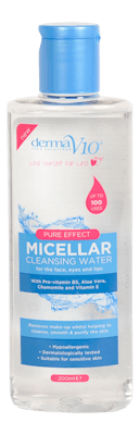 DermaV10 Micellar Cleansing Water 200 ml