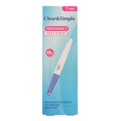 Clear &amp; Simple  Pregnancy Test Midstream 1 kpl