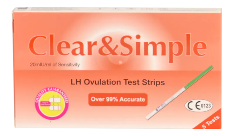 Clear & Simple 5 Ovulation Test Strips 5 pcs