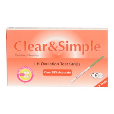 Clear &amp; Simple  5 Ovulation Test Strips 5 kpl