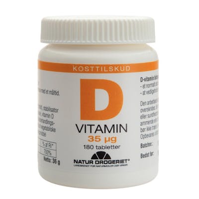 Natur Drogeriet Mega D Vitamin D3 35 mcg 180 stk