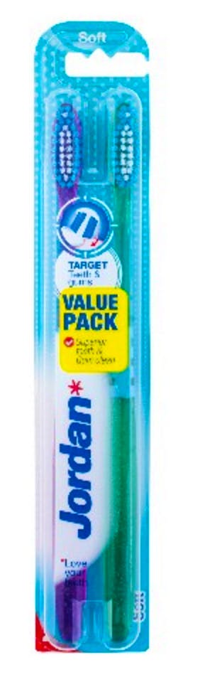 Jordan Toothbrush Soft 2 stk