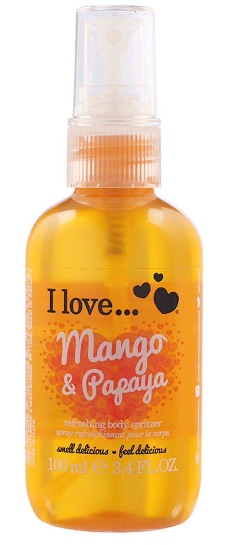 I Love Cosmetics Body Spritzer Mango & Papaya 100 ml