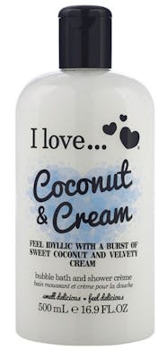 I Love Cosmetics th &amp; Shower Creme Coconut &amp; Cream 500 ml