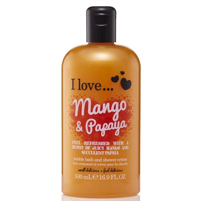 I Love Cosmetics Bath &amp; Shower Creme Mango &amp; Papaya 500 ml