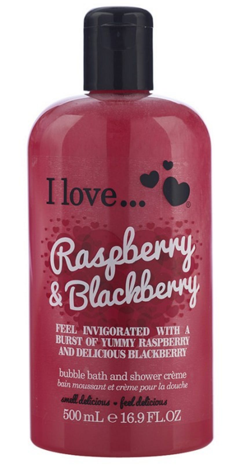 I Love Cosmetics Bath & Shower Creme Raspberry & Blackberry 500 ml