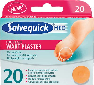 Salvequick Wart Plaster 20 pcs