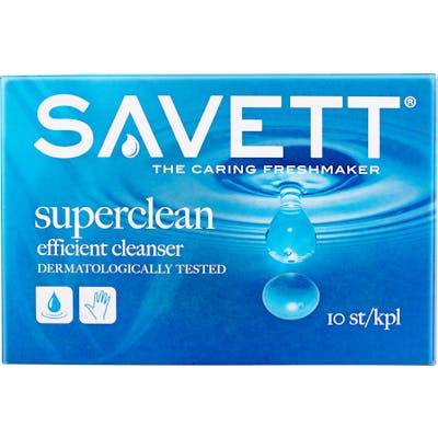 Savett Super Clean Wet Wipes 10 kpl