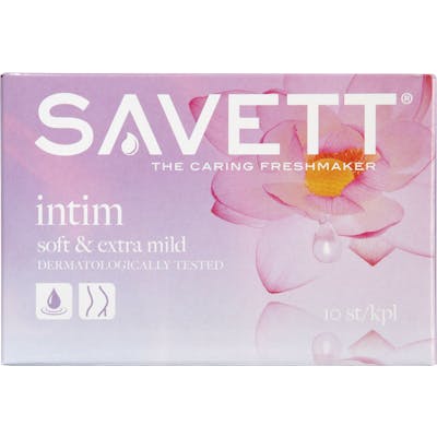 Savett Intimate Wet Wipes 10 st