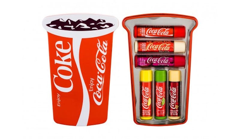 skam Susteen Perfekt Lip Smacker Coca Cola Cup Tin Lip Balms 6 stk - 59.95 kr