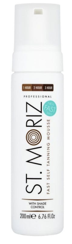 Formålet dæk Hane St. Moriz Professional Fast Self Tanning Mousse 200 ml