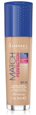 Rimmel Match Perfection Foundation 203 True Beige 30 ml