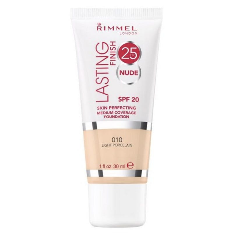 Rimmel Lasting Finish 25h Nude Foundation 010 Light Porcelain 30 ml