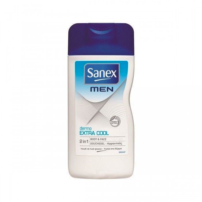 Sanex Men Dermo Extra Cool 2 in 1 Body and Face Shower Gel 250 ml 1.