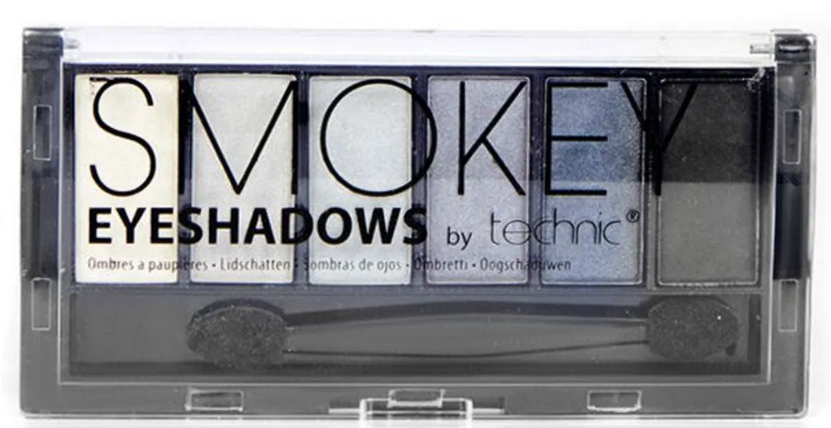 Technic 6 Shade Eyeshadow Palette Smokey 7.5 g