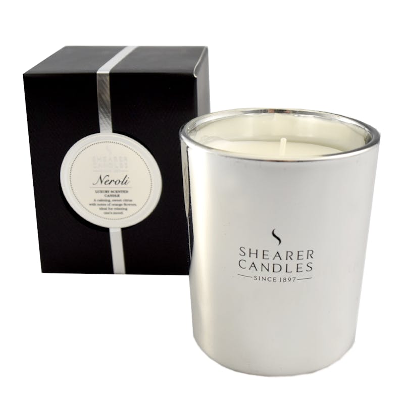 Shearer Candles Duftlys Metallic Silver Neroli Gift Box 1 stk