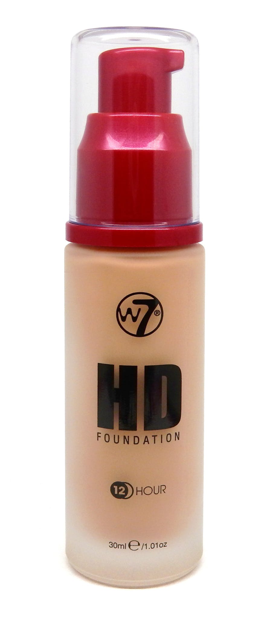 W7 HD Foundation Natural Beige 30 ml