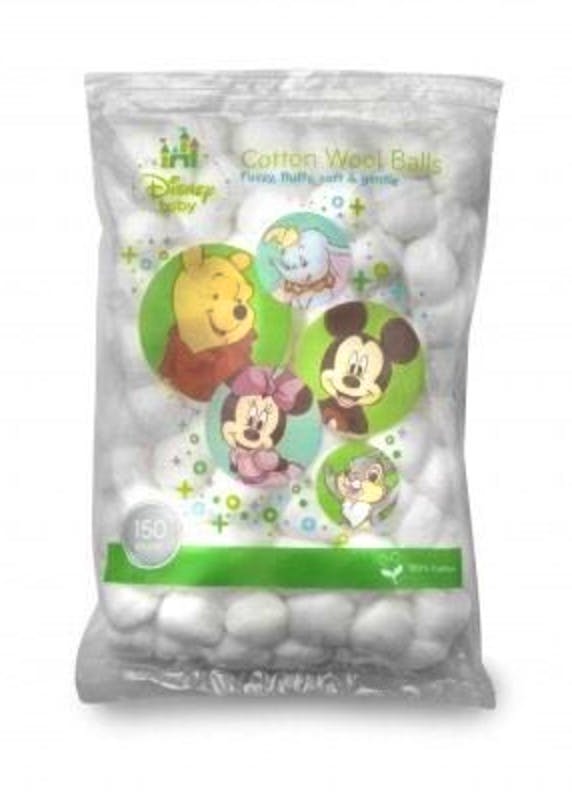 Disney Baby Cotton Wool Balls 150 st 0.99 EUR luxplus.nl