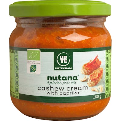 Nutana Cashew Krem Paprika Øko 180 g