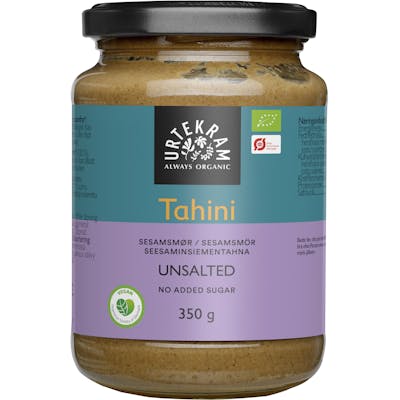 Urtekram Tahini Sesame Butter Unsalted Eco 350 g