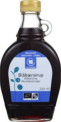 Urtekram Blåbærsirup Øko 250 ml