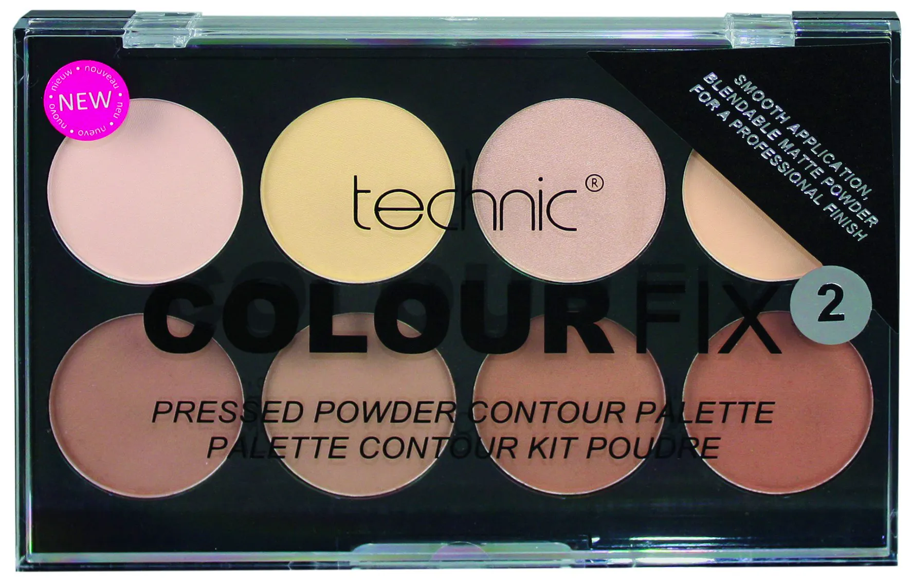 Technic Colour Fix Pressed Powder Contour Palette 2 8 x 3.5 g