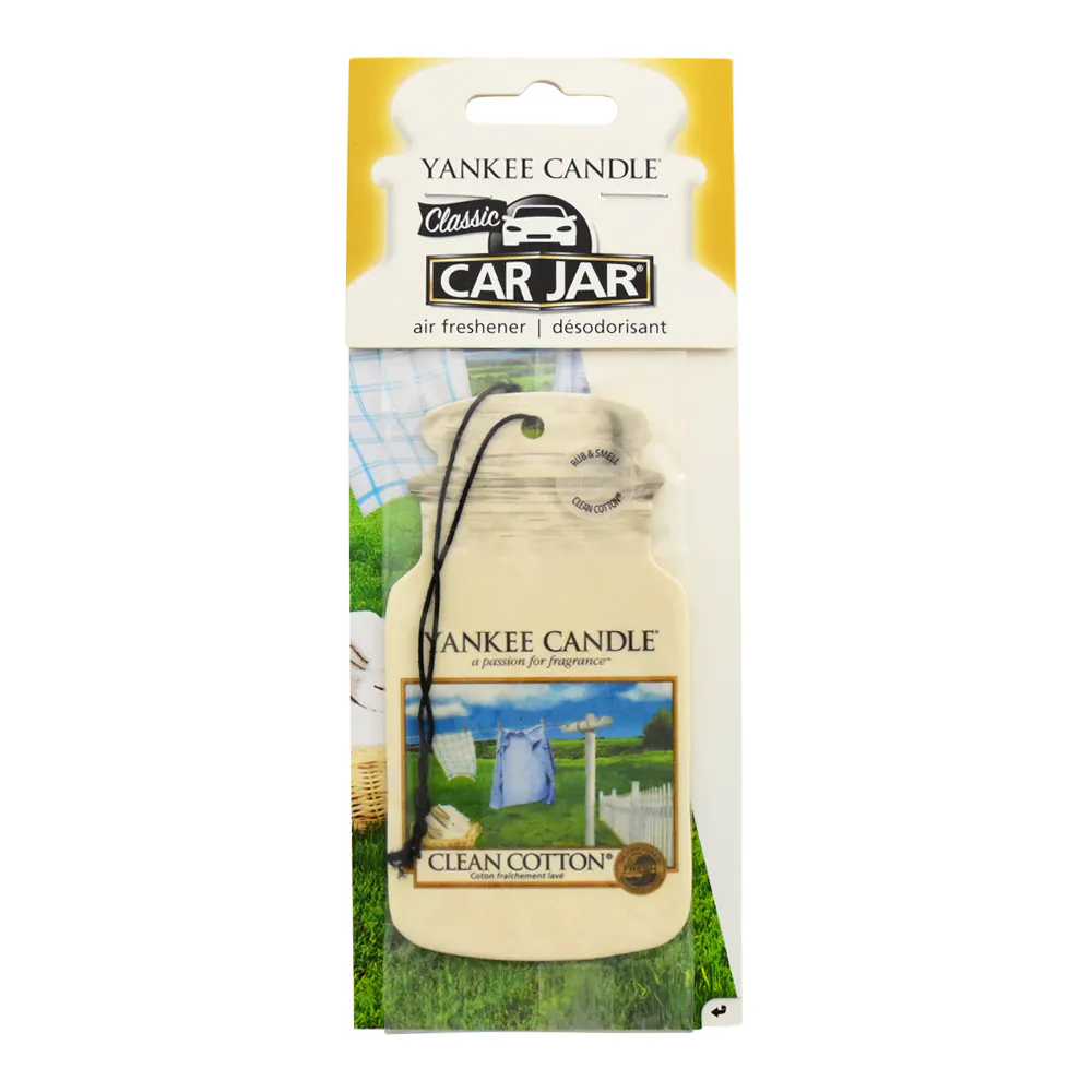 Yankee Candle - Clean Cotton Car Jar Ultimate Autoparfum - 1 maand geurplezier