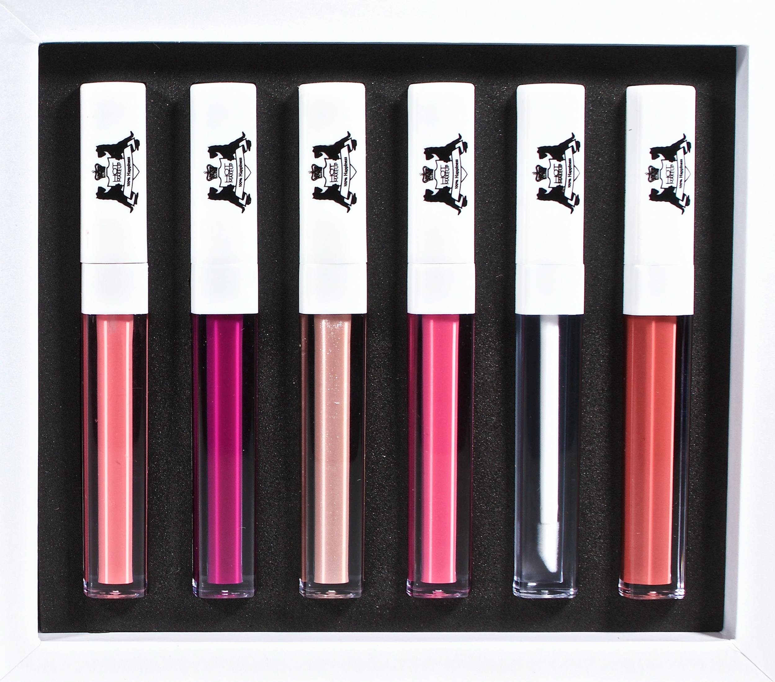 Resistente nok Hemmelighed Hot Makeup Hot Lipgloss Collection Go All Over 6 stk - 129.95 kr