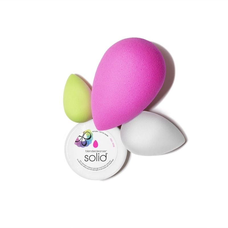 Beautyblender All About Face Beautyblender &amp; Mini Solid Cleanser 4 pcs
