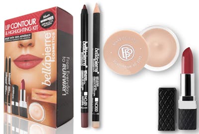Bellápierre Cosmetics Lip Contour &amp; Highlighting Kit Natural 4 st
