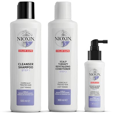 Nioxin Starter Set System 5 For Frizzy Untreated 300 ml + 300 ml + 100 ml