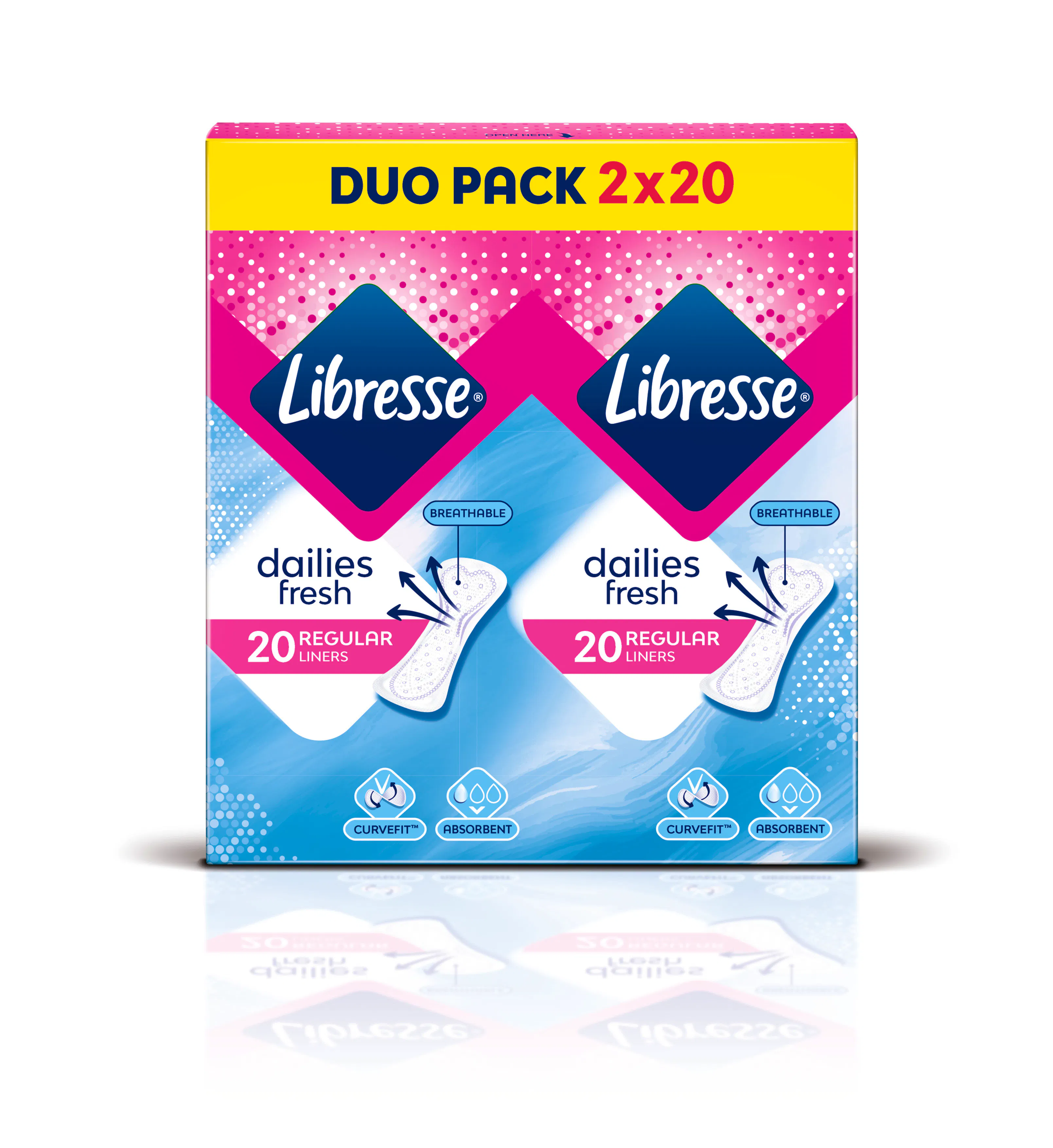 Libresse Daily Fresh Normal Pantyliners 40 pcs