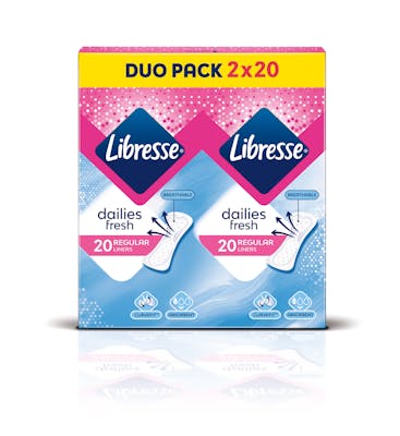 Libresse Daily Fresh Normal Pantyliners 40 pcs