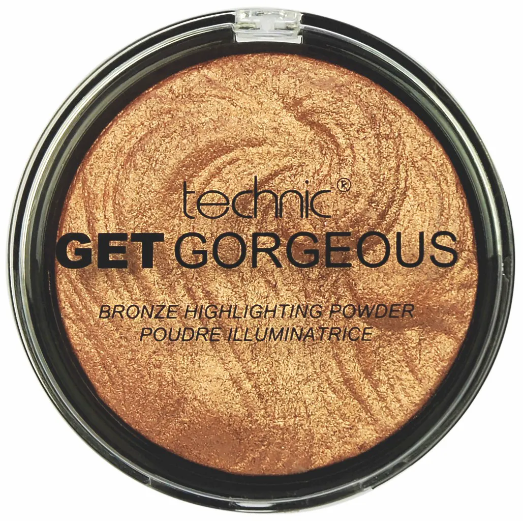 Technic Get Gorgeous Bronze Highlighting Powder 24CT Gold 6 g