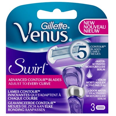 Gillette Venus Swirl Terät 3 kpl