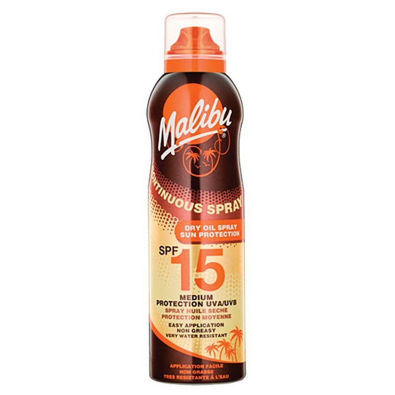 Malibu Continuous Dry Oil Spray SPF15 175 ml