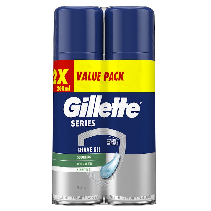 Gillette Series Shave Gel Sensitive Duo 2 x 200 ml