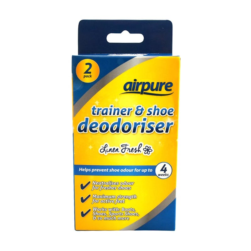 Airpure Trainer &amp; Shoe Deodoriser Linen Fresh 2 kpl