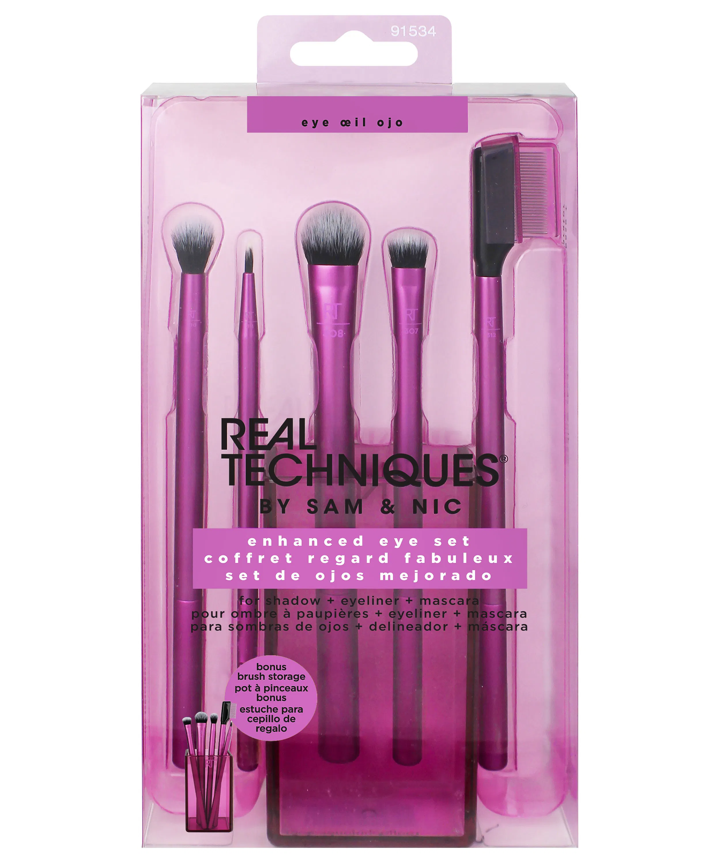 Real Techniques Enhanced Eye Brush Set 6 pcs