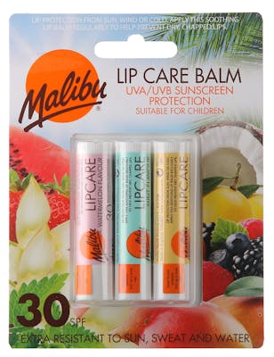 Malibu Lip Care Balm SPF30 3 st
