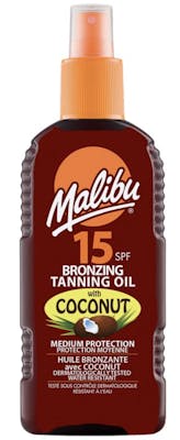 Malibu Bronzing Tanning Oil Coconut SPF15 200 ml