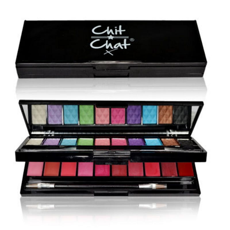 Chit Chat Colour Pop Palette Eye Shadows &amp; Lip Gloss 1 st