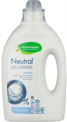Neutral Flydende Hvid Vask 1000 ml