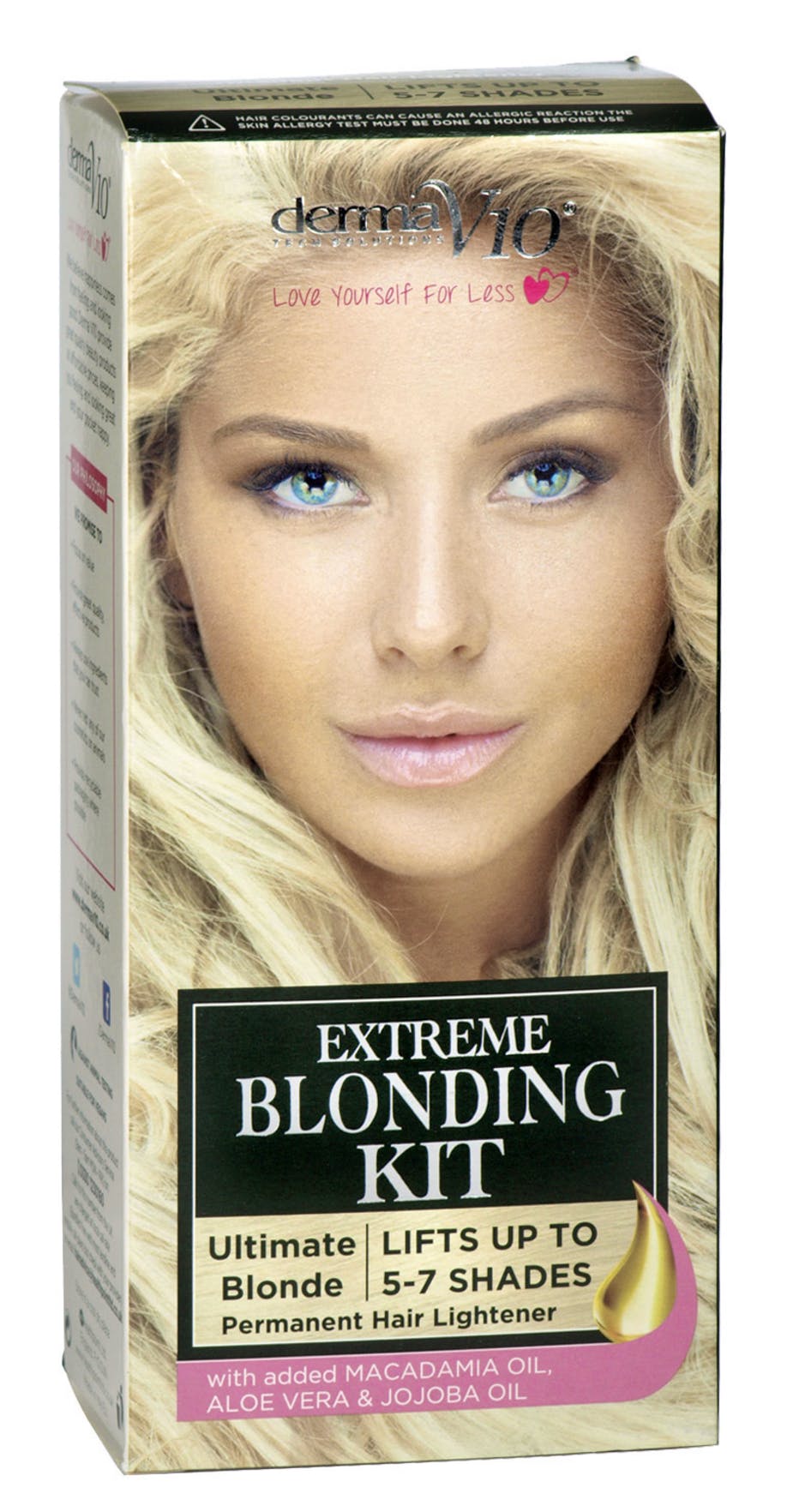 Beskatning Rå etc DermaV10 Extreme Blonding Kit Ultimate Blonde 1 stk - 19.95 kr