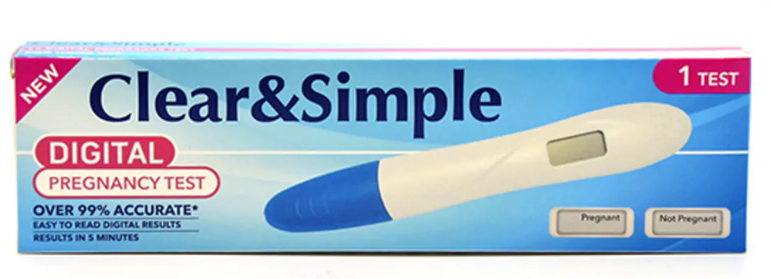 Clear & Simple Clear & Simple Digitale Zwangerschapstest 1 st