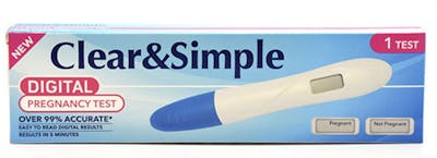 Clear &amp; Simple  Digital Pregnancy Test 1 stk