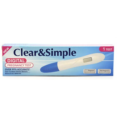 Clear &amp; Simple  Digital Pregnancy Test 1 kpl