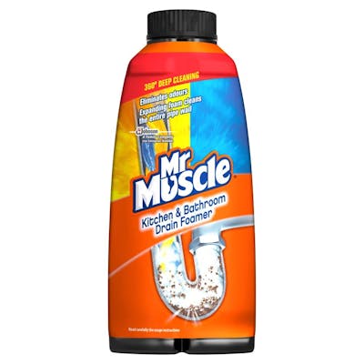 Mr. Muscle Kitchen & Bathroom Drain Foamer 500 ml
