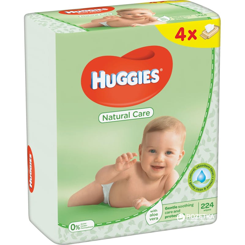 Huggies Baby Wipes Natural Care 224 stk