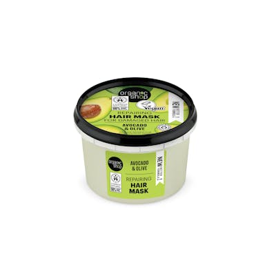 Organic Shop Organic Avocado &amp; Olive Repair Hair Mask 250 ml